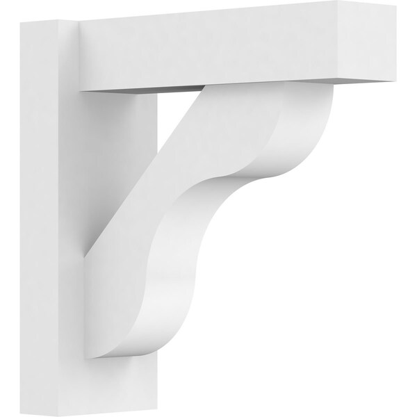 Ekena Millwork Carmel Architectural Grade PVC Outlooker with Block Ends, 5"W X 14"D X 14"H OUTP05X14X14CAR05 - main